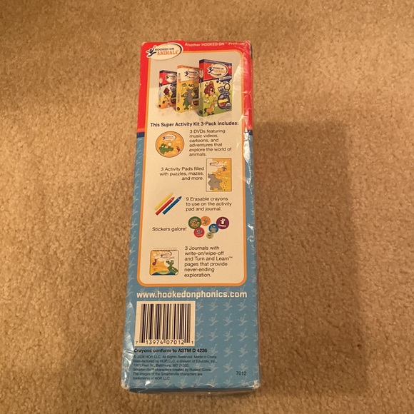 Hooked on Phonics Animals Super Activity kit 3 pack - Picture 3 of 8